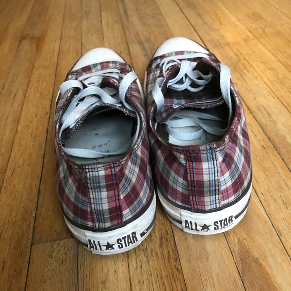 Men’s Converse Plaid Shoes - Picture 3 of 8